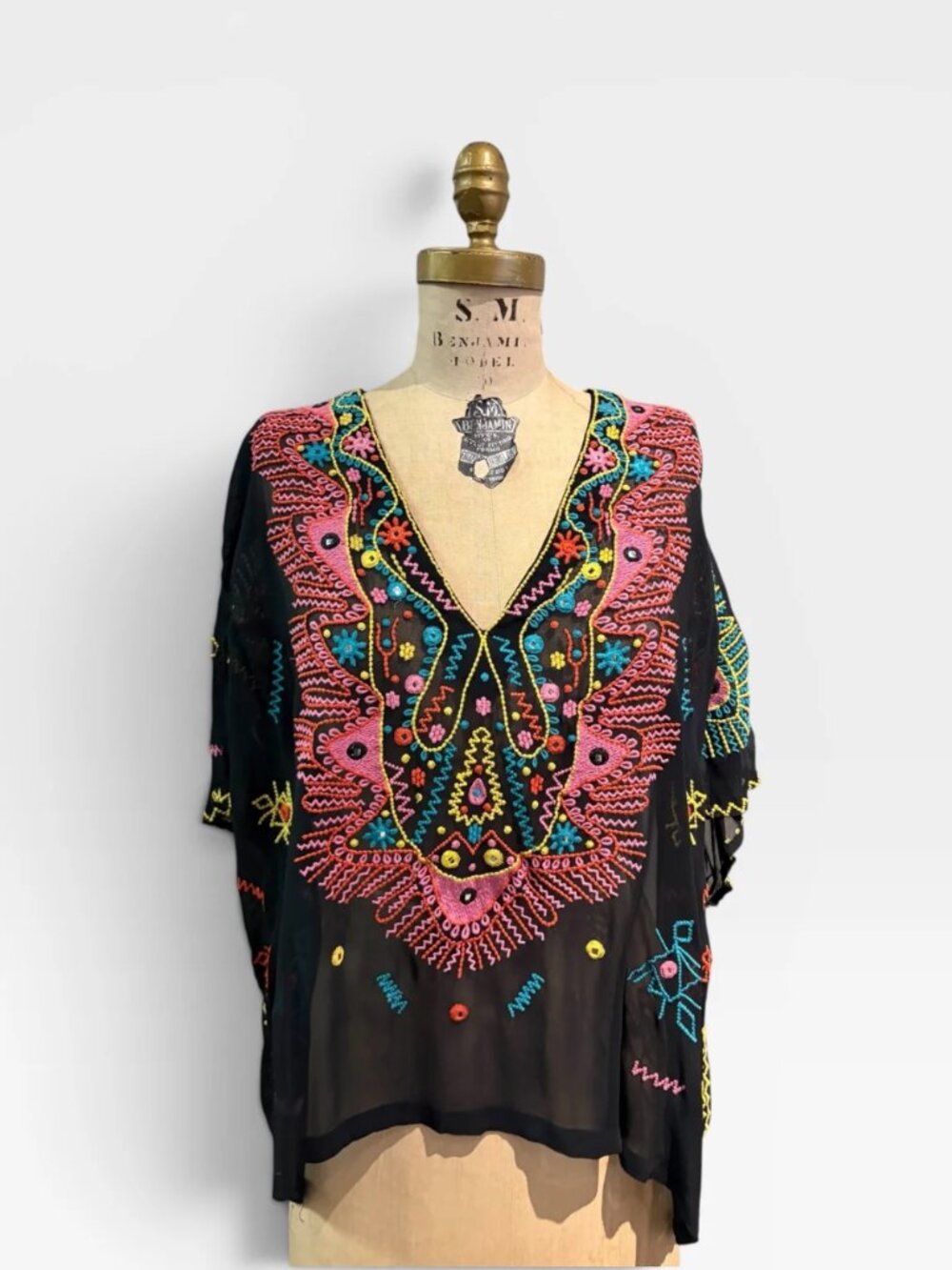 Antik Batik Black Top, Small